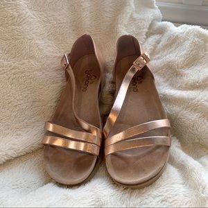 Yokono Rose Gold Sandals 38